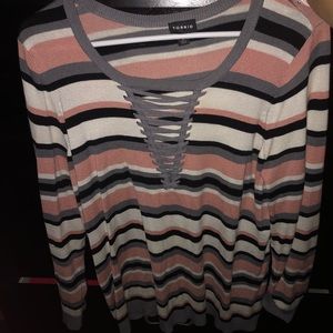 TORRID striped sweater